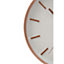 Interiors by Premier Elko Large 3D Effect Copper Hued Wall Clock