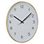 Interiors by Premier Elko Oval Wall Clock with Gold Finish