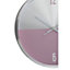 Interiors by Premier Elko Silver And Pink Finish Wall Clock