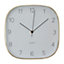 Interiors by Premier Elko Square Gold Finish Case Wall Clock