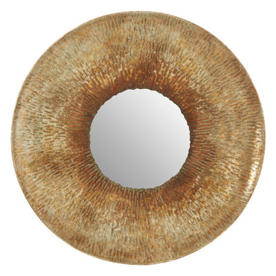 Interiors by Premier Faiza Medium Textured Wall Mirror