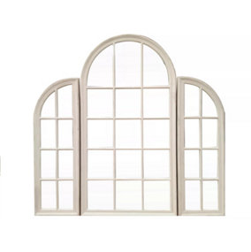Interiors by Premier Flat Wood Grey Finish Mirror