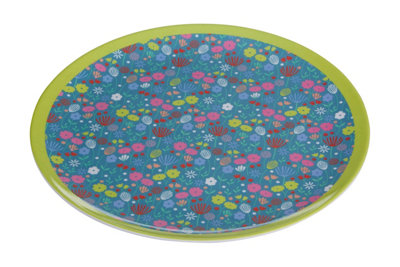 Interiors by Premier Floral Design Casey Side Plate, Curved Contemporary Breakfast Plate, Functional Breakfast Side Plate