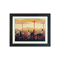 Interiors by Premier Framed Winery Terrace Wall Art