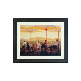 Interiors by Premier Framed Winery Terrace Wall Art