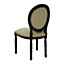 Interiors by Premier Francois Green Linen Chair