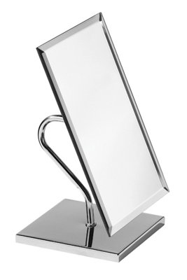 Interiors By Premier Free Standing Rectangular Table Mirror, Stable Dressing Mirror, Light Weight Dressing Table With Base