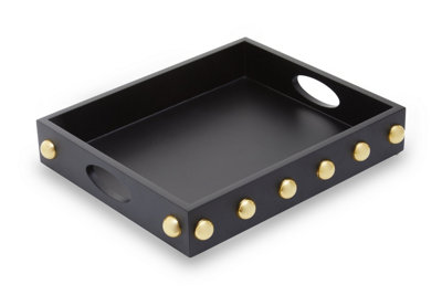 Interiors by Premier Frida Black Tray