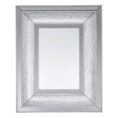 Interiors by Premier Glass Mosaic Wall Mirror, Antique wall Mirror with Bevelled Edges, Modern Wall Mirror For Living Room