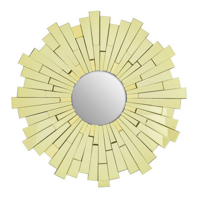 Interiors by Premier Glitzy Large Circular Wall Mirror