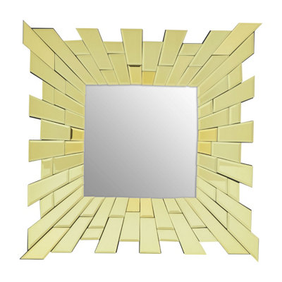 Interiors by Premier Glitzy Small Square Wall Mirror