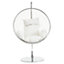 Interiors by Premier Goa Hanging Chair With Cream Cushions