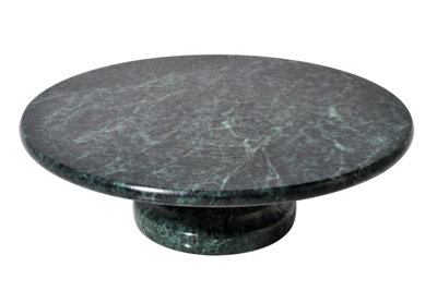 Interiors by Premier Green Marble Cake Stand