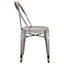 Interiors by Premier Grey Chair with Metal Frame, Comfy Grey Outdoor Metal Chair, Effortless Cleaning Metal Chair
