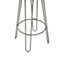 Interiors by Premier Grey Finish Metal Bar Stool, Hairpin Stool for Kitchen Counter, Versatile Breakfast Stool for Home