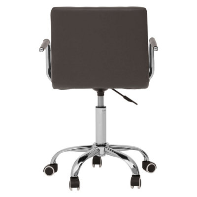 Interiors by Premier Grey Home Office Chair with Swivel Base