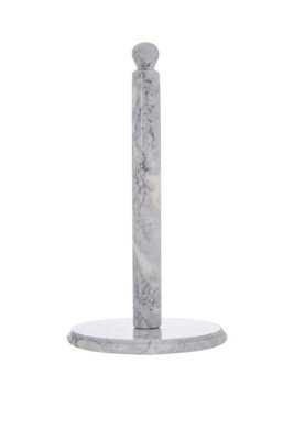 Interiors by Premier Grey Marble Kitchen Roll Holder