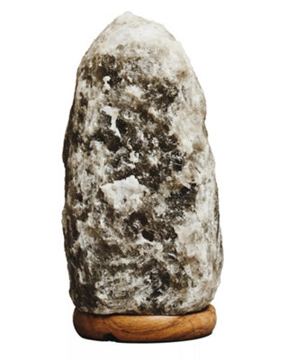 Interiors by Premier Grey Natural Salt Lamp,Reduce Stress Salt Lamp Grey,Hassle-free Care Himalayan Saltlamps