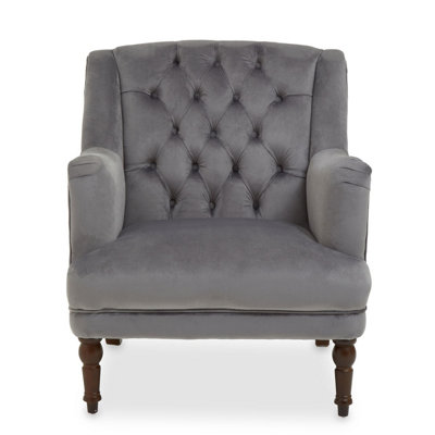 Comfy store grey armchair