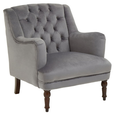 Grey comfy deals armchair