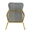 Interiors by Premier Grey Velvet Armchair, Easy Care Velvet Accent Armchair, Indoor Dining with Velvet Bedroom chair