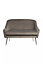 Interiors by Premier Grey Velvet Sofa with Silver Wood Legs, Easy to Maintain Velvet Corner Sofa, Stain-Resistant Dinner Sofa