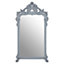 Interiors by Premier Grey Wall Mirror With Decorative Crest