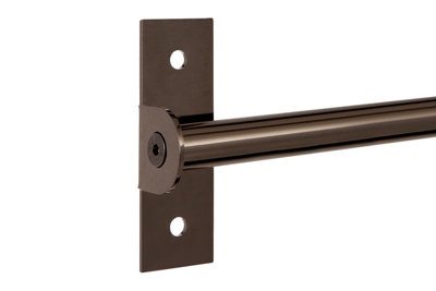 Interiors by Premier Gunmetal Black Hanging Rail, Wall Mounted Kitchen ...