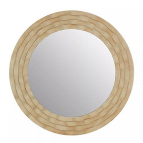Interiors by Premier Gwenn Wall Mirror with Antique Silver Finish