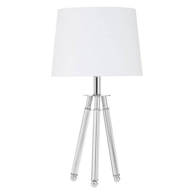 Interiors by Premier Halia Chrome Finish Table Lamp