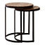 Interiors by Premier Halle Chevron Side Tables