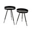 Interiors by Premier Halle Set Of 2 Side Tables