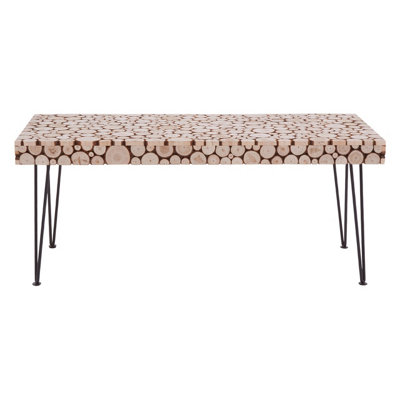 Interiors By Premier Handcrafted Coffee Table, Versatile Design Wooden Table, Stable Coffee Table, Sleek Table With Hairpin Legs