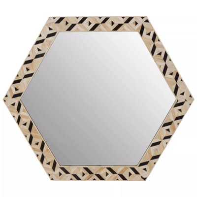 Interiors by Premier Harlo Hexagonal Wall Mirror