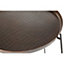 Interiors by Premier Hege Large Copper and Black Side Table