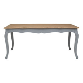 Interiors by Premier Henley Antique Grey Dining Table