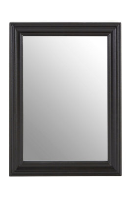 Interiors by Premier Henley Black Wooden Framed Wall Mirror