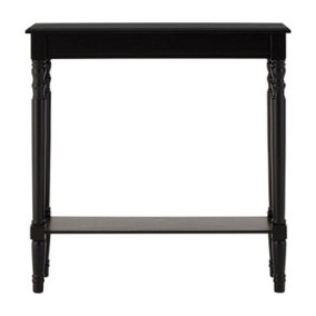 Interiors by Premier Heritage Black Console Table