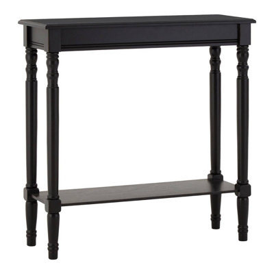 Interiors by Premier Heritage Black Console Table