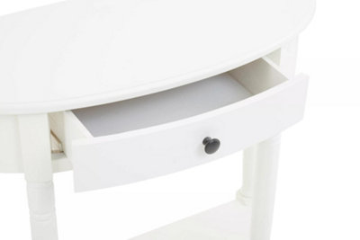 Round console table with storage 2025