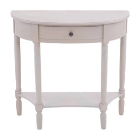 Interiors by Premier Heritage Vintage Grey One Drawer Console Table