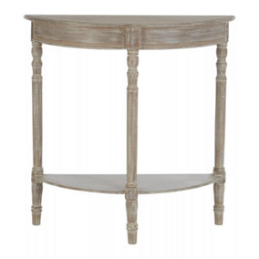 Interiors by Premier Heritage Winter Melody Round Console Table