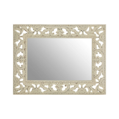 Interiors by Premier Hilda Cream Wall Mirror