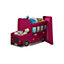 Interiors by Premier Hot Pink Box and Seat, Easy to Maintain Children Bedroom Seat, Adjustable Playroom Accessories
