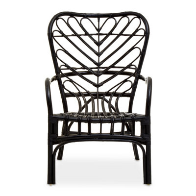 Interiors by Premier Java Black Rattan Chair