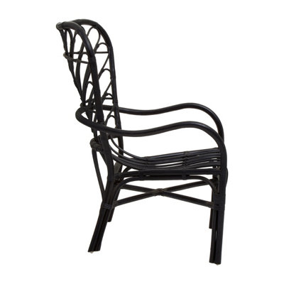 Interiors by Premier Java Black Rattan Chair