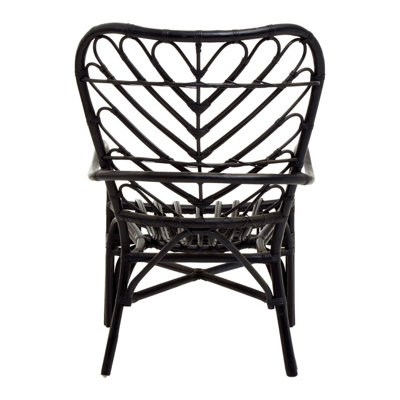 Interiors by Premier Java Black Rattan Chair