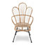 Interiors by Premier Java Natural Rattan Scalloped Back Chair