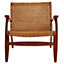Interiors by Premier Java Woven Chair in Brown Rattan