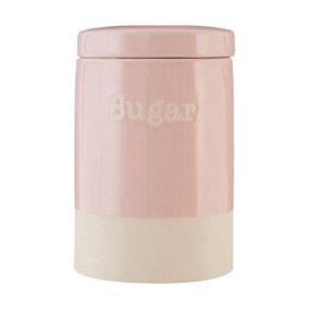 Interiors by Premier Jura Pink Sugar Canister - Single Canister